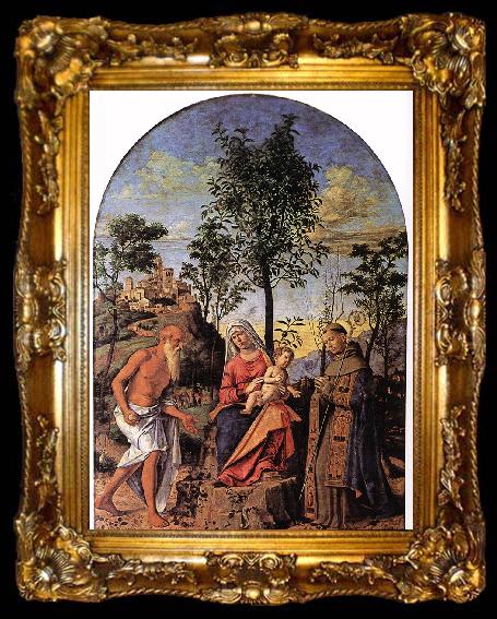 framed  CIMA da Conegliano Madonna of the Orange Tree dfg, ta009-2
